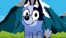 bluey dog pixal