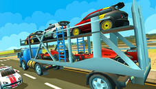 Cargo Euro Truck Drive Car Transport New