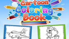 Cartoon Coloring Book Game