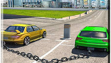 Chained Cars Impossible Tracks Game