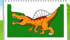 Coloring Book Dinosaurs