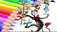 Coloring Book for Cat In The Hat