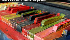 Colourful Piano Jigsaw