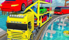 Crazy Mega Car Transport Truck Game