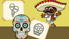 Crazy Mexican Coloring Book