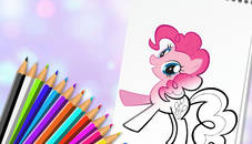 Cute Pony Coloring Book