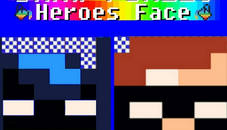 Draw Pixels Heroes Face