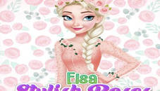 Elsa Frozen Stylish Roses