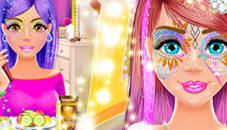 Face Paint Salon: Glitter Makeup Party Games