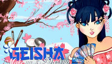 Geisha make up and dress up