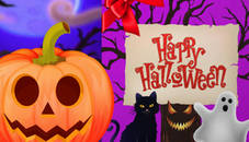 Happy Halloween Princess Card Designer