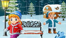 Happy Winter Jigsaw Game