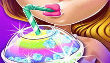 Ice Slushy Maker Rainbow Desserts Game