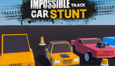 Impossible track car stunt