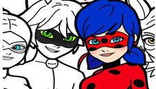 LadyBug Coloring Book With Magic Pen