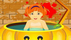 Little Baby Halloween Bathing