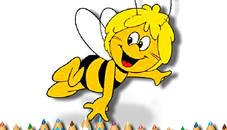 Maja the Bee Coloring Book