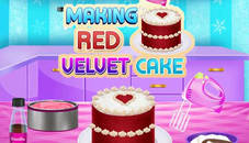 Making Red Velvet Cake