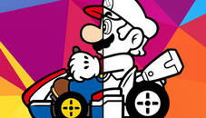 Mario Driving Coloring Book