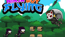 Ninja Boy Flying