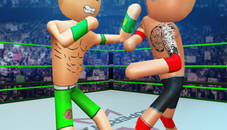 Police Stick man wrestling Fighting Game