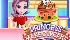 PRINCESS MAKE CUP CAKE