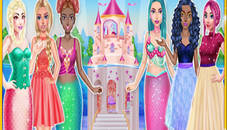 Princess & Mermaid Doll House Decorating