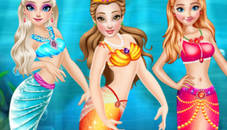 Princess Mermaid Style Dress Up