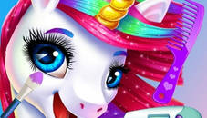 Princess Pony Beauty Makeover: Unicorn Salon