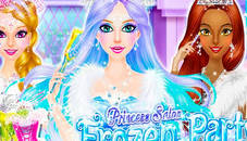 Princess Salon: Frozen Party Princess