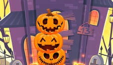 Pumpkin tower halloween