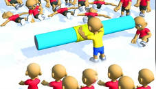 Push the Crazy Crowd : Stickman Clash 3D