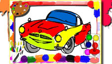 Racing Cars Coloring Book