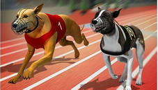 Racing Dog Simulator : Crazy Dog Racing Games