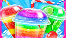 Rainbow Frozen Slushy Truck: Ice Candy Slush Maker