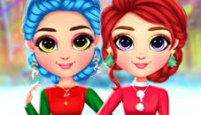 Rainbow Girls Christmas Outfits