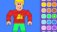 Roblox Coloring Game