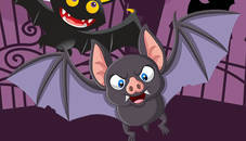 Scary Midnight Hidden Bats