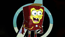 spongebob iron man