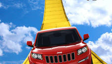 Stunt Jeep Simulator : Impossible Track Racing Game