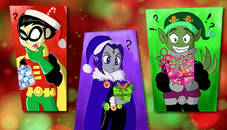 Teen Titans Christmas Stars