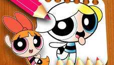 The Powerpuff Girls Coloring Book