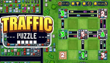 Traffic puzzle game Linky