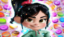 Vanellope Von Schweetz Match 3 Puzzle