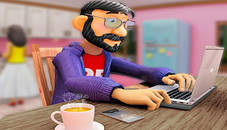 Virtual Work online From Home Simulator