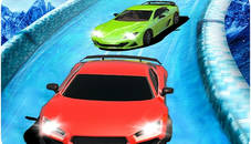 Water Slide Car Racing Sim