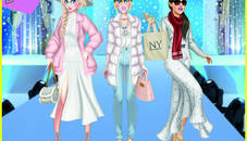 Winter White Outfits: Dress Up Game