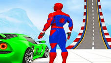 ZigZag Car Spiderman Racer -3D